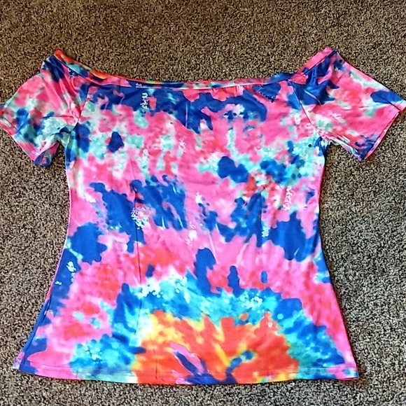 🌷 Tie Dye Top/Shorts Set - Picture 3 of 5